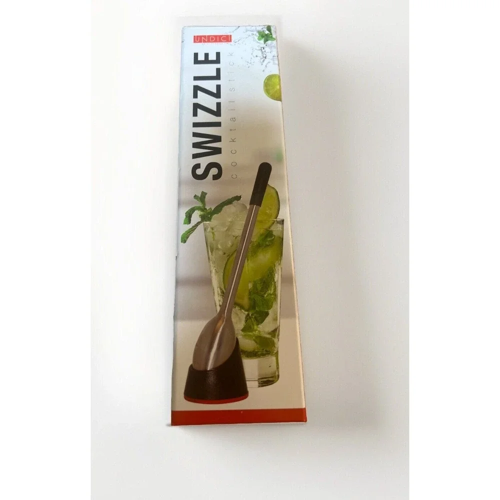 UNDICI Swizzle Party Cocktail Stick For Freezer‎ Cooling Drinks - NEW